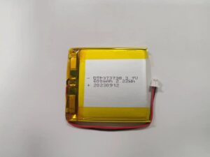 DTP373738 600mAh 3.7V高温聚合物锂电池 - 图片 5